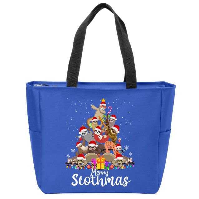 For Sloth Lovers Cool Gift Zip Tote Bag