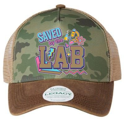 Funny School Lab Week Saved By The Lab Legacy Tie Dye Trucker Hat