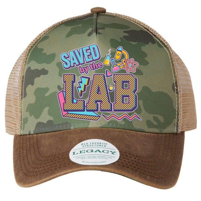 Funny School Lab Week Saved By The Lab Legacy Tie Dye Trucker Hat