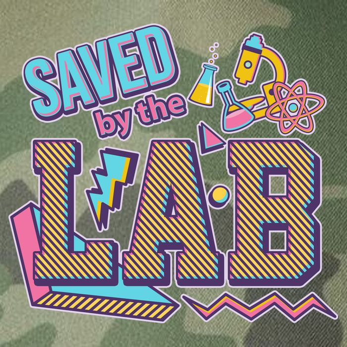 Funny School Lab Week Saved By The Lab Legacy Tie Dye Trucker Hat