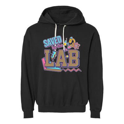 Funny School Lab Week Saved By The Lab Garment-Dyed Fleece Hoodie
