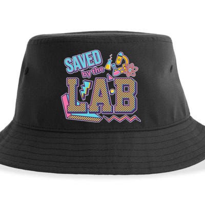 Funny School Lab Week Saved By The Lab Sustainable Bucket Hat