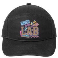 Funny School Lab Week Saved By The Lab 7-Panel Snapback Hat
