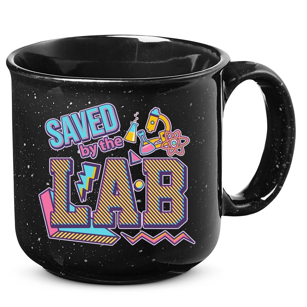 Funny School Lab Week Saved By The Lab 15oz Campfire Ceramic Mug
