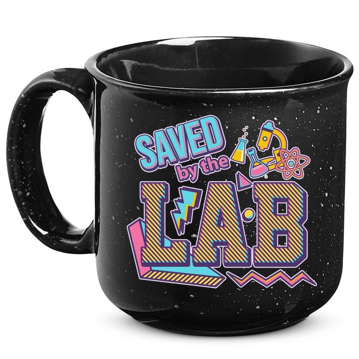 Funny School Lab Week Saved By The Lab 15oz Campfire Ceramic Mug