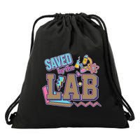 Funny School Lab Week Saved By The Lab Drawstring Bag