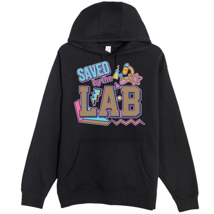 Funny School Lab Week Saved By The Lab Premium Pullover Hoodie