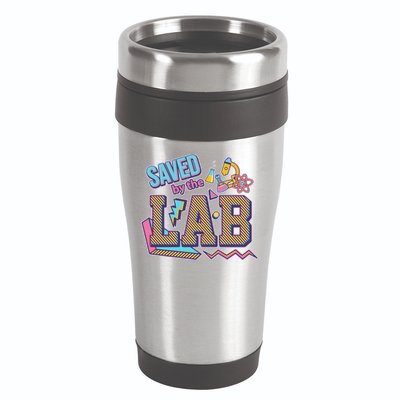 Funny School Lab Week Saved By The Lab 16oz Travel Tumbler