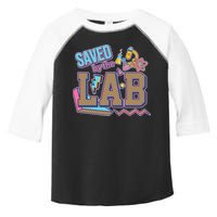Funny School Lab Week Saved By The Lab Toddler Fine Jersey T-Shirt