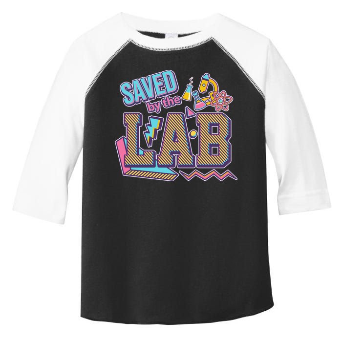 Funny School Lab Week Saved By The Lab Toddler Fine Jersey T-Shirt