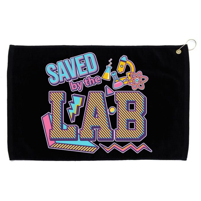 Funny School Lab Week Saved By The Lab Grommeted Golf Towel