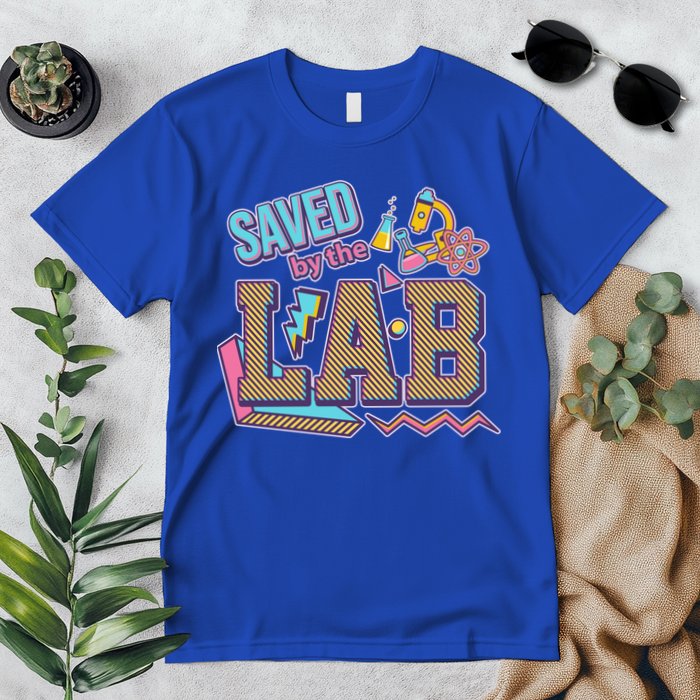 Funny School Lab Week Saved By The Lab Premium T-Shirt