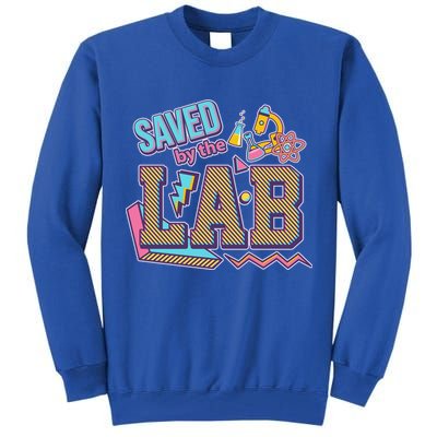 Funny School Lab Week Saved By The Lab Tall Sweatshirt