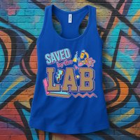 Funny School Lab Week Saved By The Lab Womens Tank Top