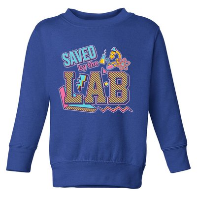 Funny School Lab Week Saved By The Lab Toddler Sweatshirt