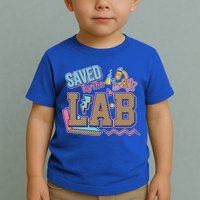 Funny School Lab Week Saved By The Lab Toddler T-Shirt