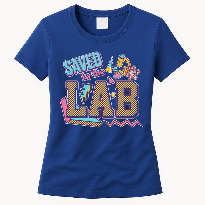 Funny School Lab Week Saved By The Lab Womens T-Shirt
