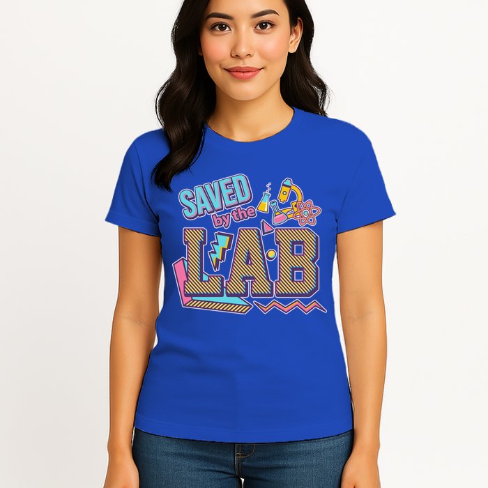 Funny School Lab Week Saved By The Lab Womens T-Shirt