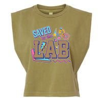 Funny School Lab Week Saved By The Lab Garment-Dyed Women's Muscle Tee