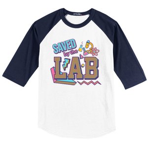 Funny School Lab Week Saved By The Lab Baseball Sleeve Shirt