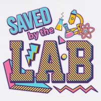 Funny School Lab Week Saved By The Lab Garment-Dyed Sweatshirt
