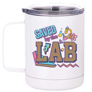 Funny School Lab Week Saved By The Lab 12 oz Stainless Steel Tumbler Cup