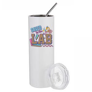 Funny School Lab Week Saved By The Lab Stainless Steel Tumbler