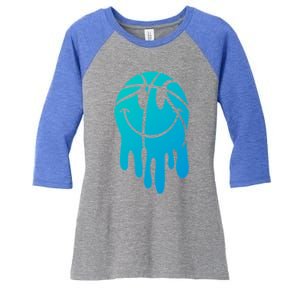 Funny SomebodyS Loud Mouth Basketball Mama MotherS Day Gift Women's Tri-Blend 3/4-Sleeve Raglan Shirt