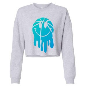 Funny SomebodyS Loud Mouth Basketball Mama MotherS Day Gift Cropped Pullover Crew