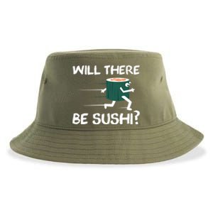 Funny Snack Lover 'Will There Be Sushi?' Gift Sustainable Bucket Hat