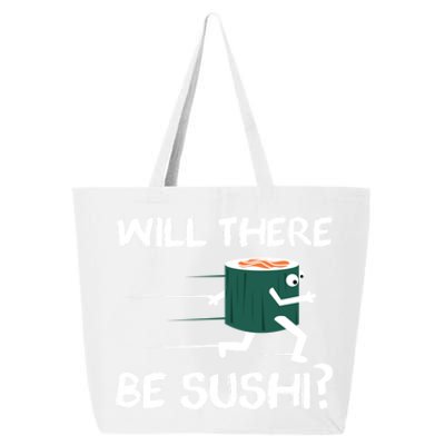 Funny Snack Lover 'Will There Be Sushi?' Gift 25L Jumbo Tote