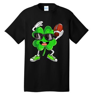 Football Shamrock Lucky Clover Irish St Patrick's Day b.o.y.s Tall T-Shirt