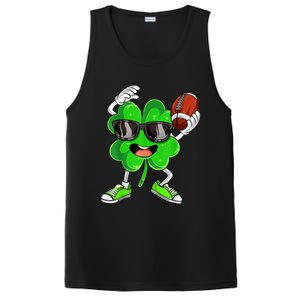 Football Shamrock Lucky Clover Irish St Patrick's Day b.o.y.s PosiCharge Competitor Tank