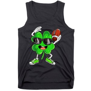 Football Shamrock Lucky Clover Irish St Patrick's Day b.o.y.s Tank Top