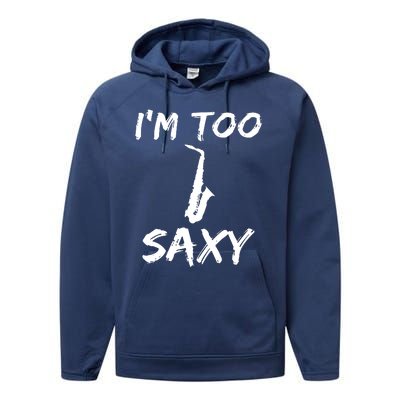 Funny Saxophone Lover Birthday Christmas Gift Idea Performance Fleece Hoodie