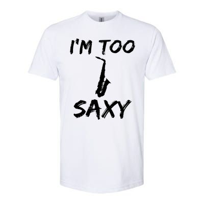 Funny Saxophone Lover Birthday Christmas Gift Idea Softstyle CVC T-Shirt