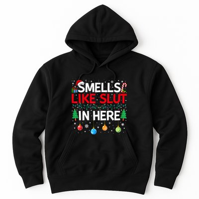 Funny Smells Like Slut In Here Embarrassing Women Adult Meme Hoodie