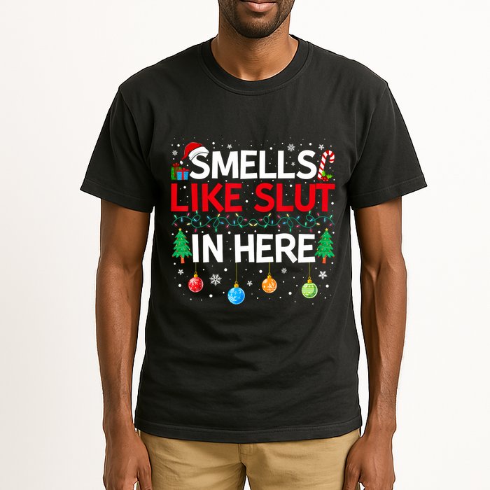 Funny Smells Like Slut In Here Embarrassing Women Adult Meme Tall T-Shirt