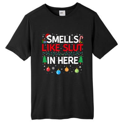 Funny Smells Like Slut In Here Embarrassing Women Adult Meme Tall Fusion ChromaSoft Performance T-Shirt