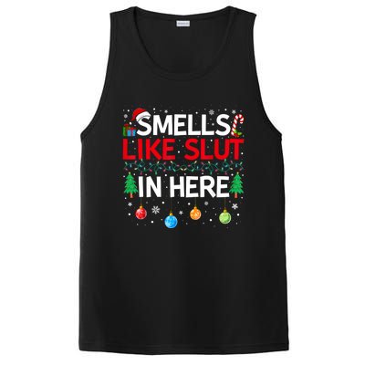 Funny Smells Like Slut In Here Embarrassing Women Adult Meme PosiCharge Competitor Tank