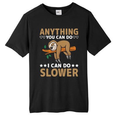 Funny Sloth, Lazy Person, Funny Lazy Tall Fusion ChromaSoft Performance T-Shirt