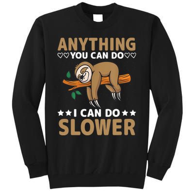 Funny Sloth, Lazy Person, Funny Lazy Tall Sweatshirt