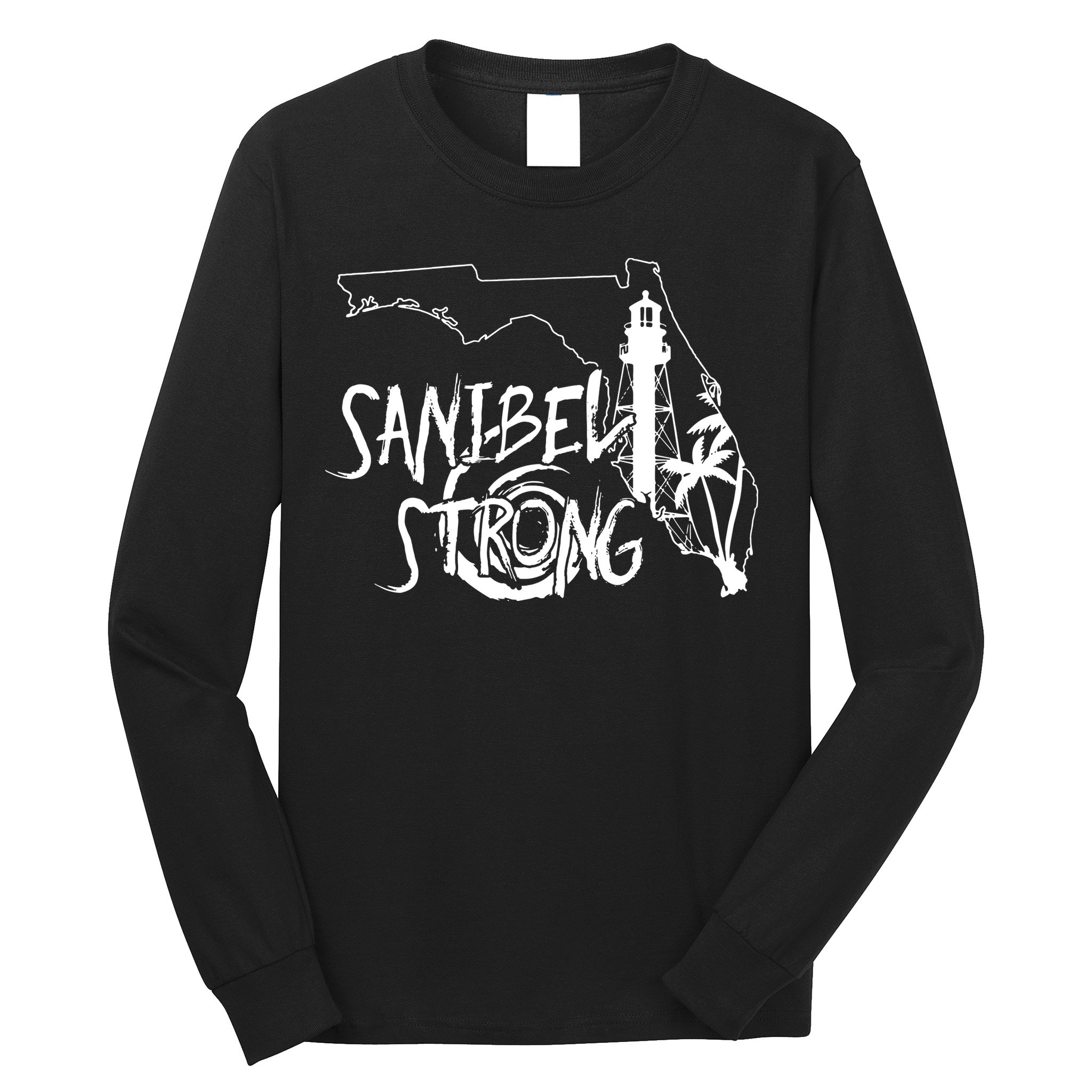 Florida Strong Lighthouse Florida Donation Long Sleeve Shirt