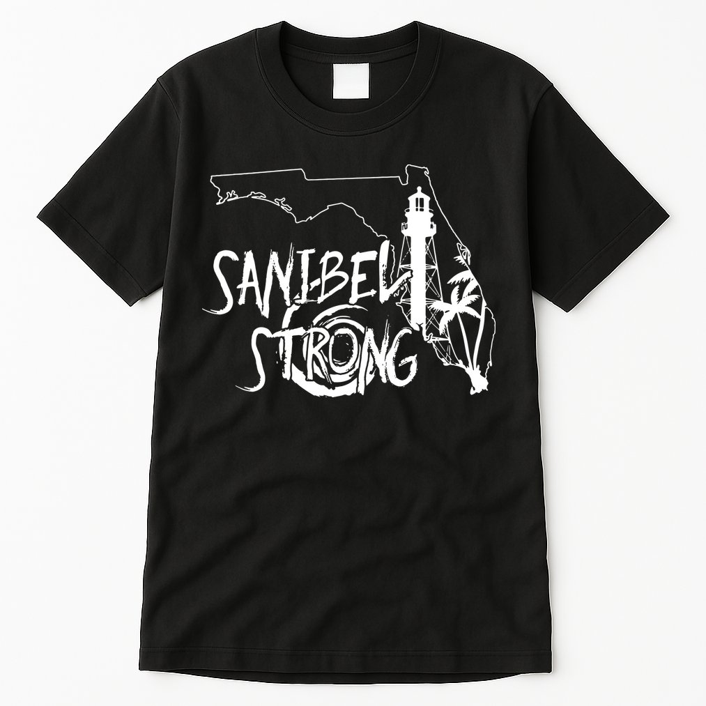 Florida Strong Lighthouse Florida Donation Tall T-Shirt