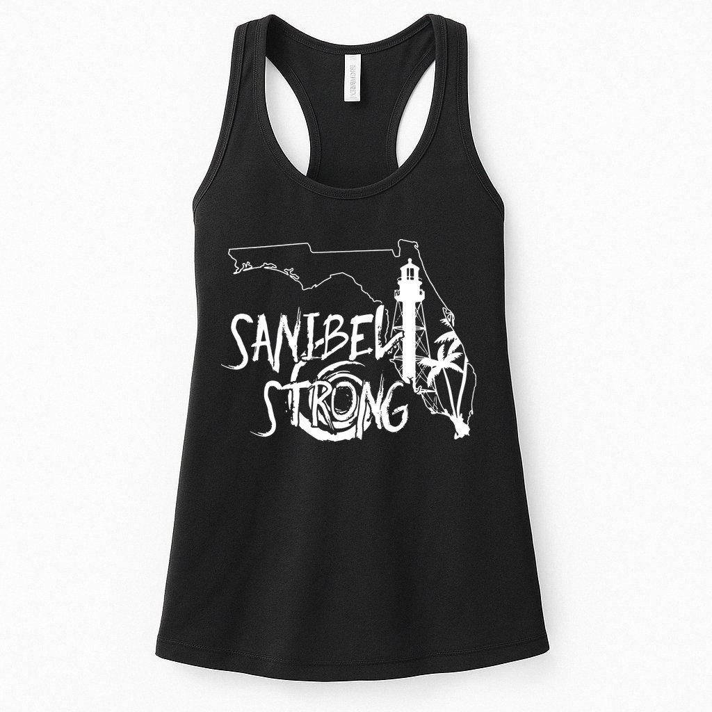 Florida Strong Lighthouse Florida Donation Womens Tank Top