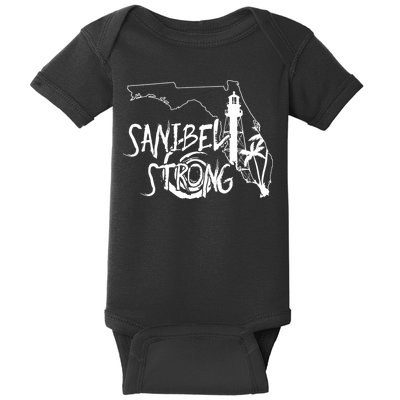 Florida Strong Lighthouse Florida Donation Baby Bodysuit