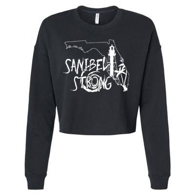 Florida Strong Lighthouse Florida Donation Cropped Pullover Crew