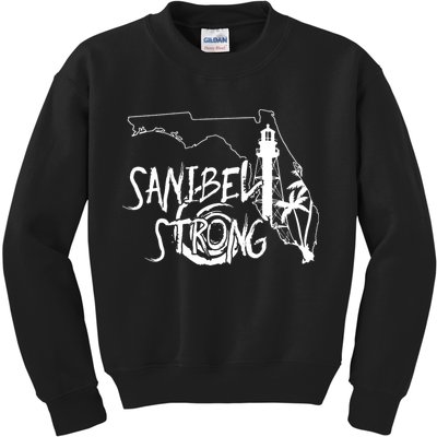 Florida Strong Lighthouse Florida Donation Kids Sweatshirt