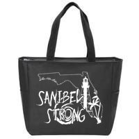 Florida Strong Lighthouse Florida Donation Zip Tote Bag