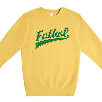 Futbol Sport Logo Premium Crewneck Sweatshirt